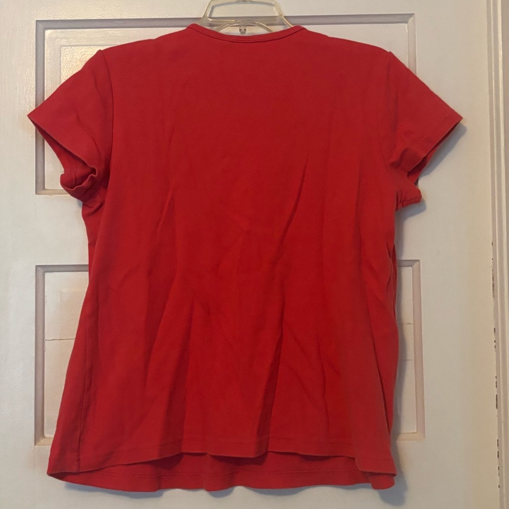 Classic Red Maternity Top - Picture 2 of 3